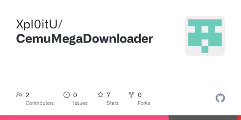 Releases · Xpl0itU/CemuMegaDownloader · GitHub.